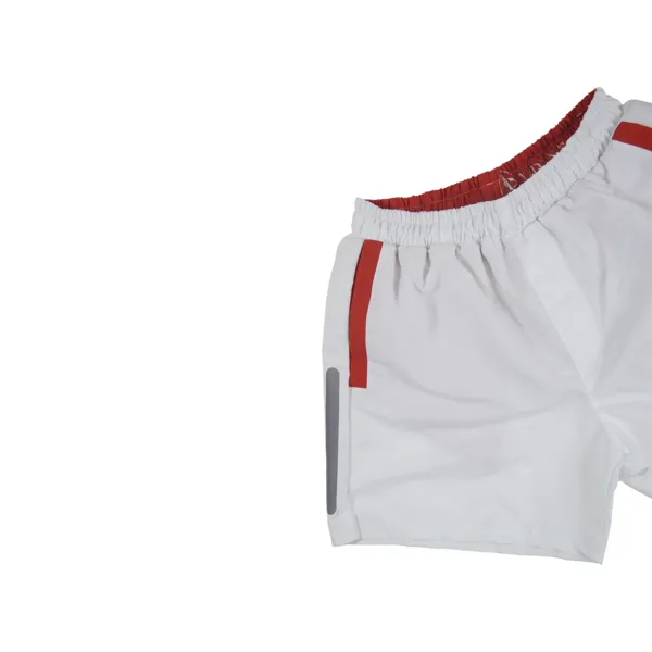 Solid Swim Trunks | White