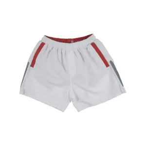 Solid Swim Trunks | White