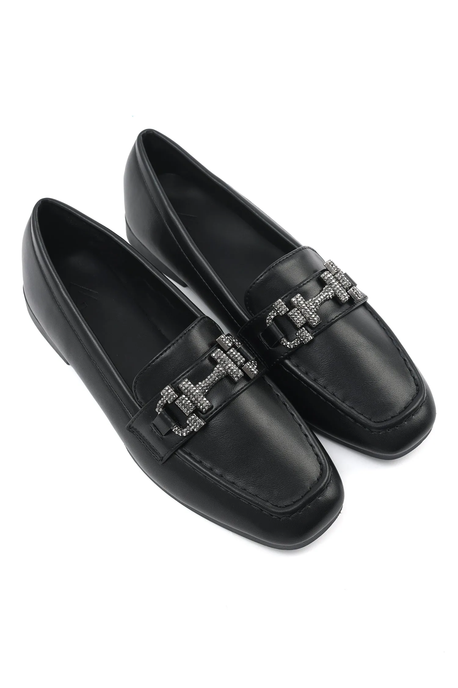 SPARKLE BIT LOAFERS-BLACK