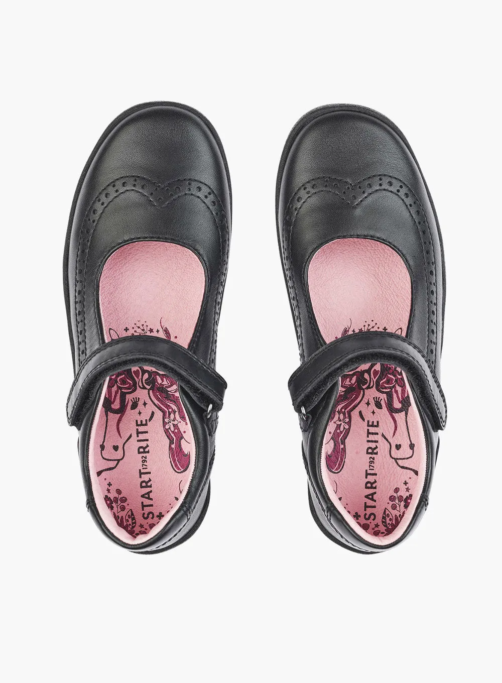 Start Rite Spirit School Shoe in Black