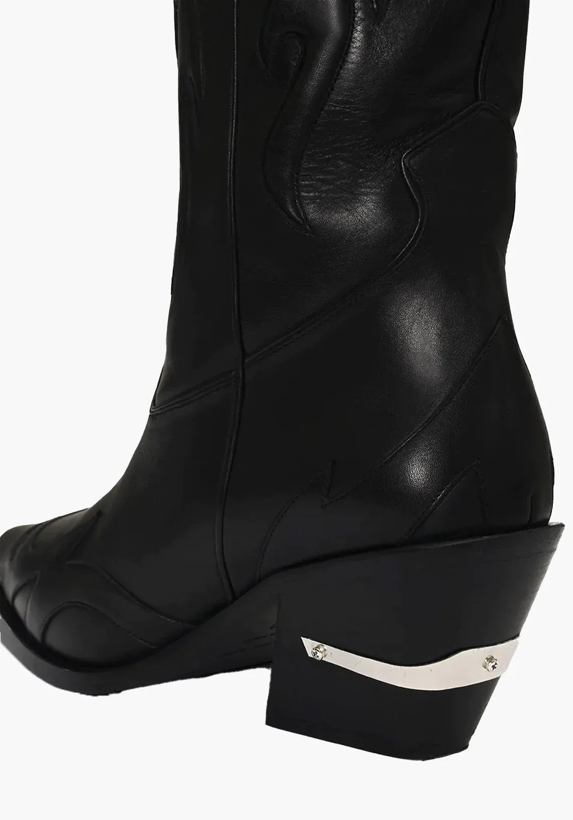 TALL TANIA BOOTS BLACK WESTERN