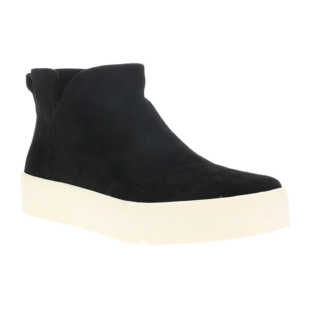 Verona Mid Suede Platform Zippered Sneakers