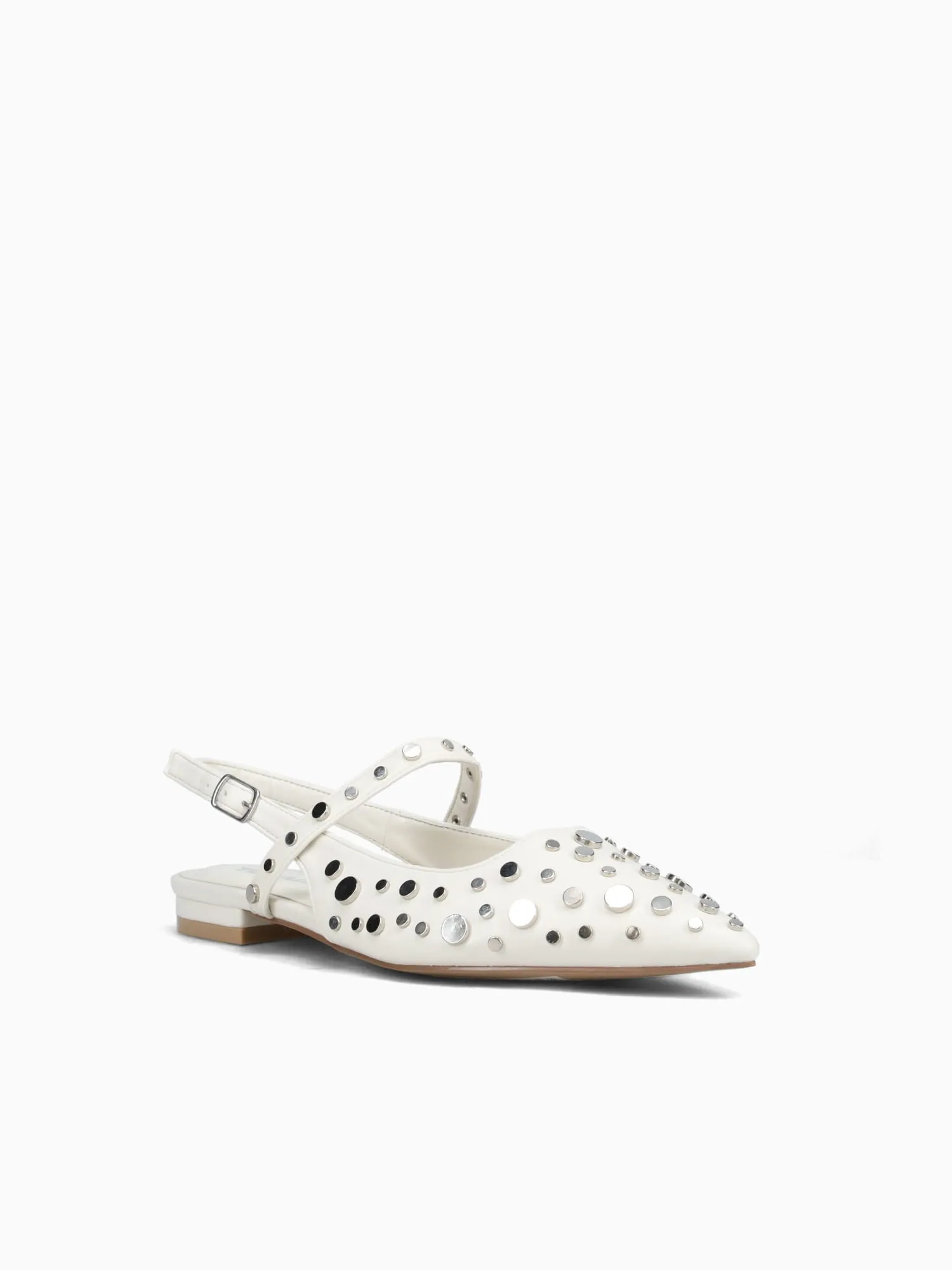 Victoria Off White Studs smooth